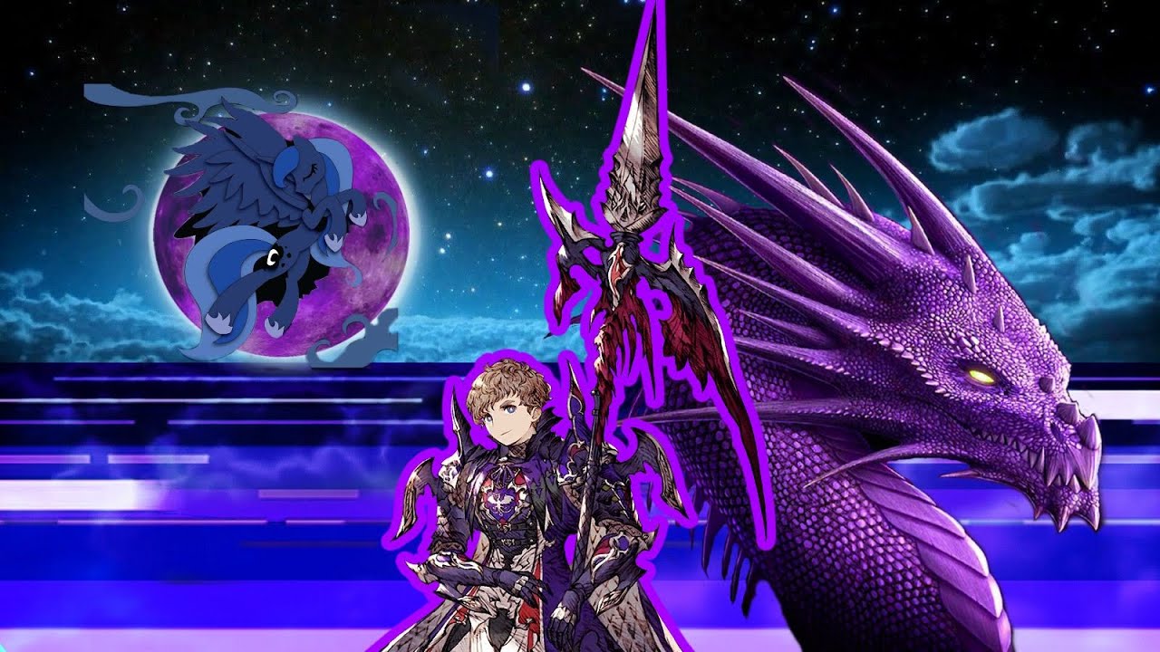 BEHOLD!!! Oberon Heindler the Purple Dragon Lancer King!  In the Name of Hope EX Co op