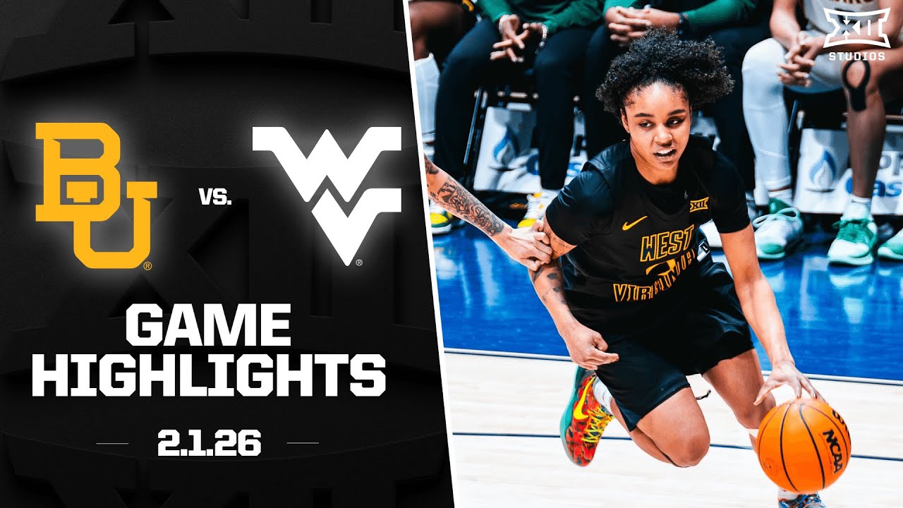 Baylor vs. West Virginia Game Highlights | 2025-26 Big 12 Women’s Basketball