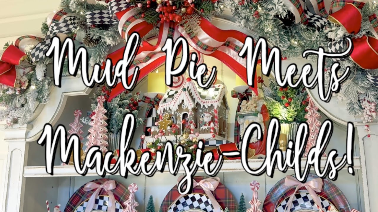Рождественский стиль Хатч Маккензи-Чайлдс и Mud Pie 2025 #decoratewithme #christmasdecor #mudpie