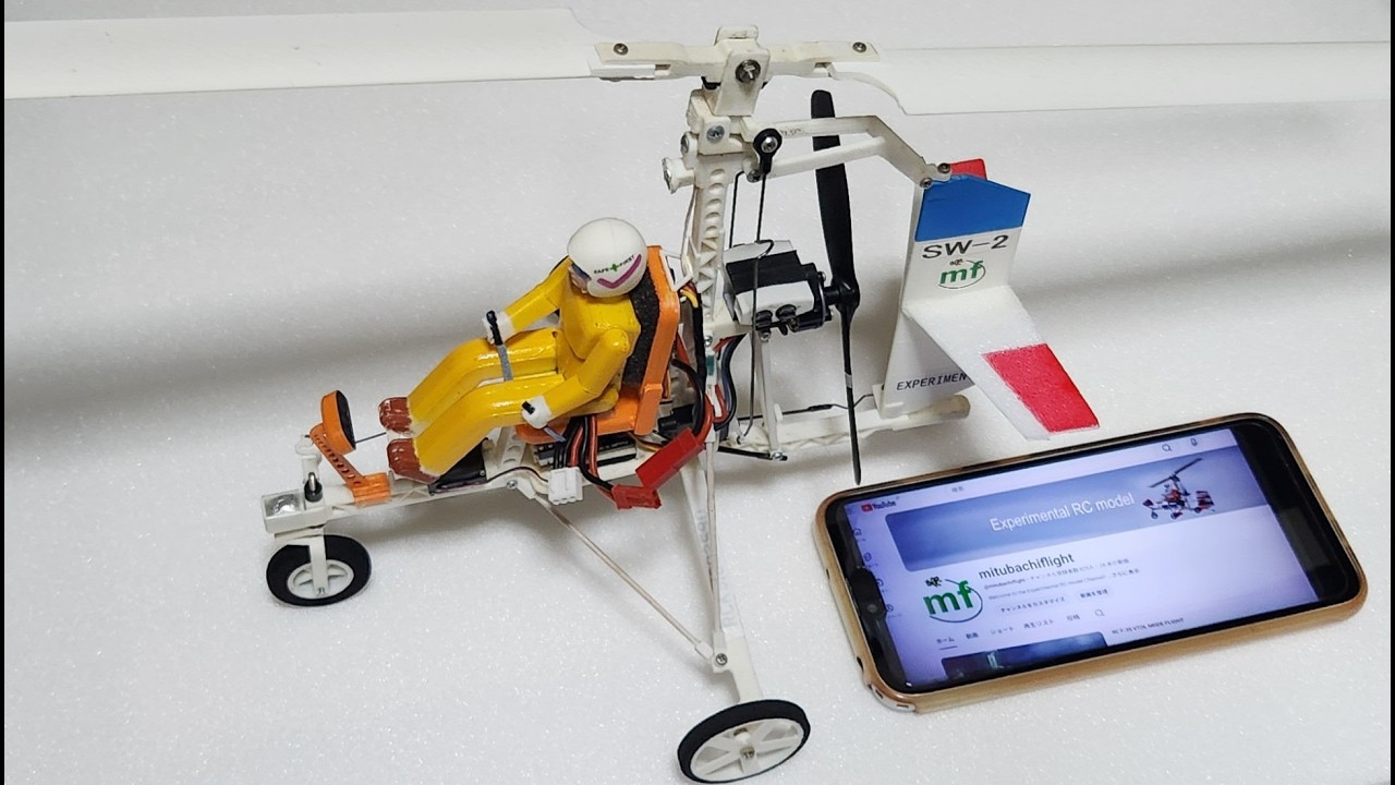 Autogyro RC The smallest two-blade Bensen type