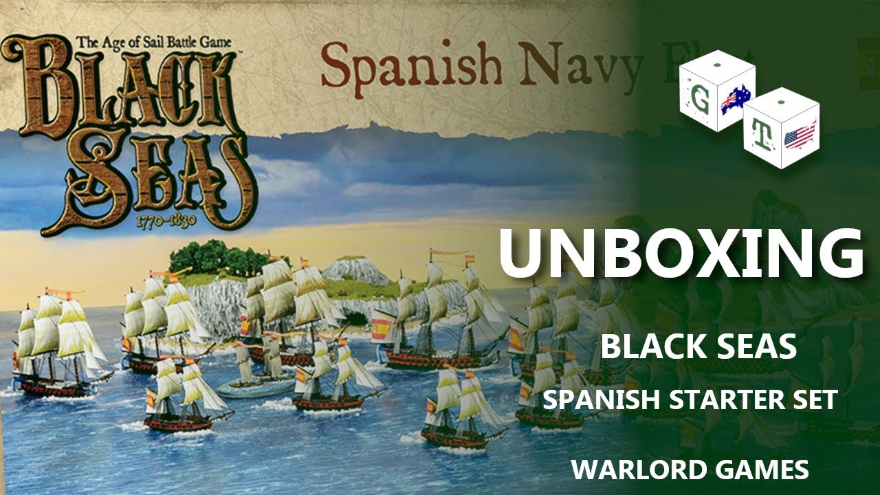 Spanish Starter Set for Black Seas | UNBOXING #warlordgames #miniature #wargaming