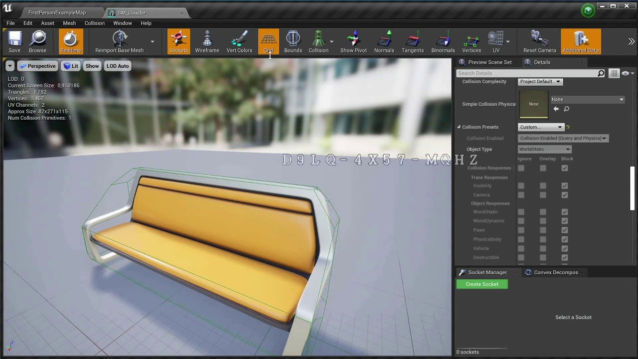 Урок 11  Работа со Static Mesh