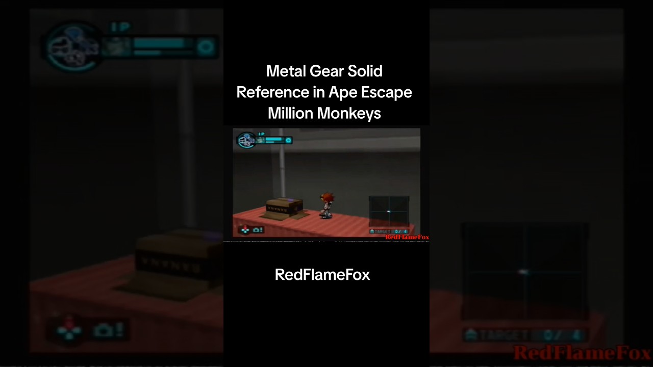 Metal Gear Solid Reference in Ape Escape Million Monkeys