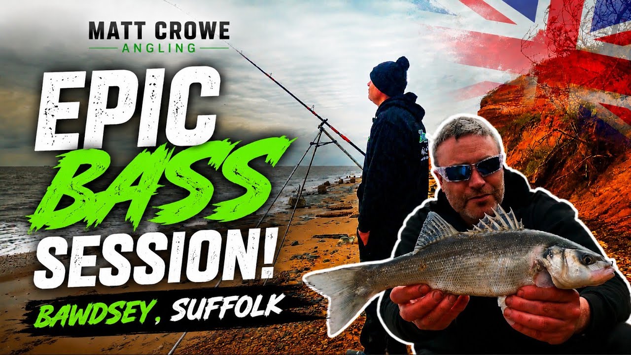 Epic Bass Fishing at Bawdsey | Surf Casting with Peeler Crab