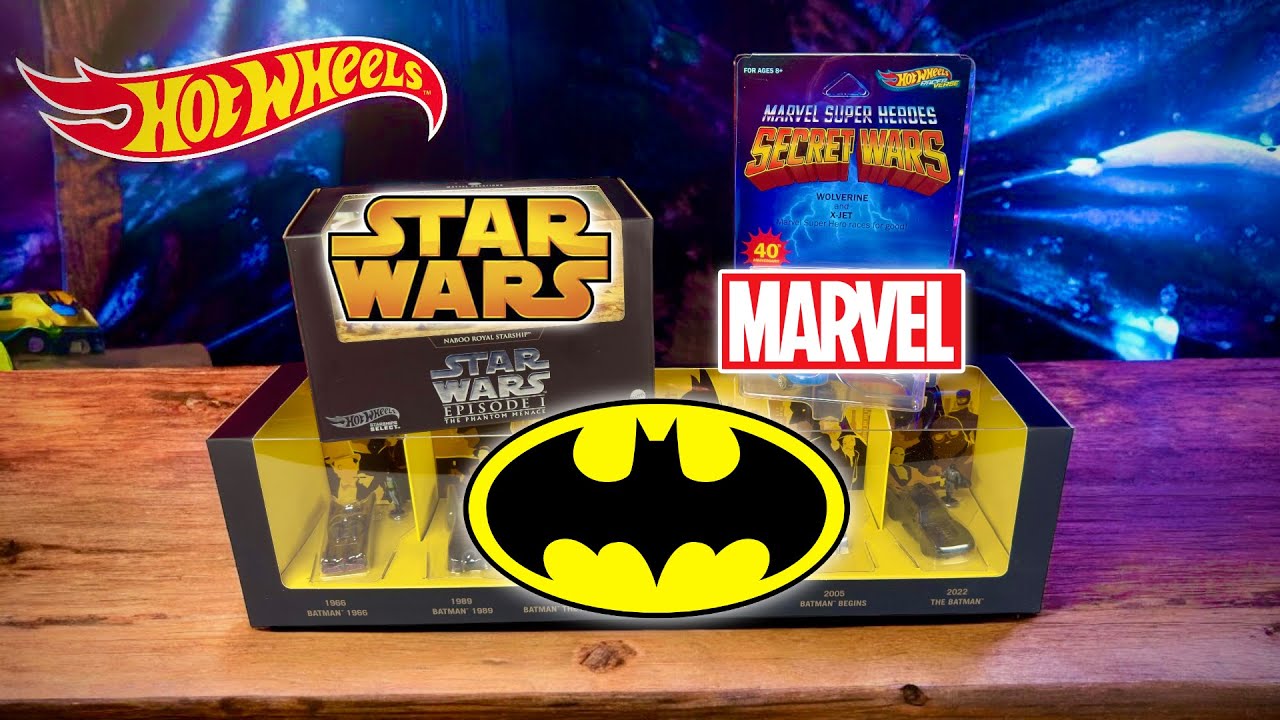 Hot Wheels Collector's SDCC Exclusives - Star Wars, Marvel, Batman