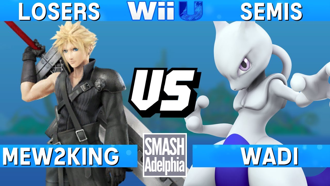 Smash 4 Wii U - Mew2King (Cloud) vs WaDi (Mewtwo) - SMASHADELPHIA 2017 Losers Semis