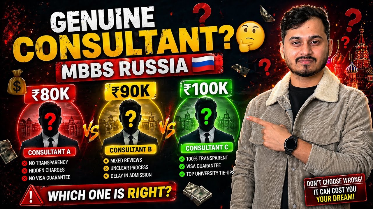 How to Choose Right Consultant for MBBS Russia? Avoid This Mistake 🚫 