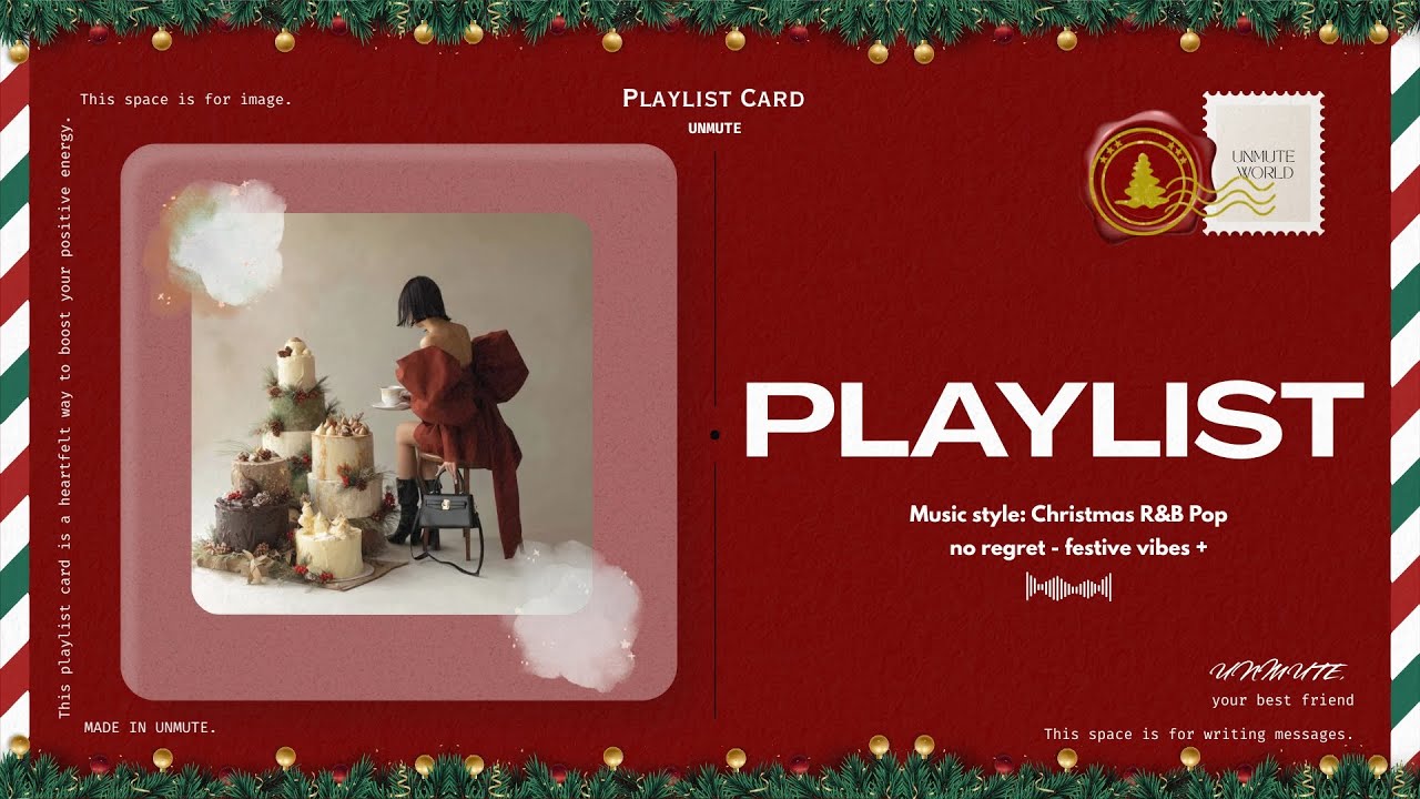 🎄Warm Christmas R&B🎁 Soft Indie Pop Winter Playlist — Study, Work, Relax | unmute. girlfriend