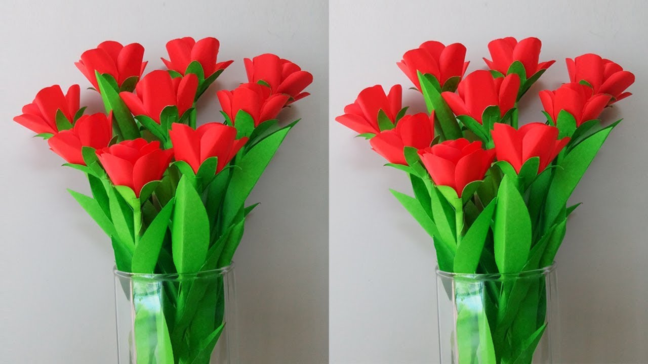DIY: Very Easy Way To Make Beautiful Paper Flower Tutorial