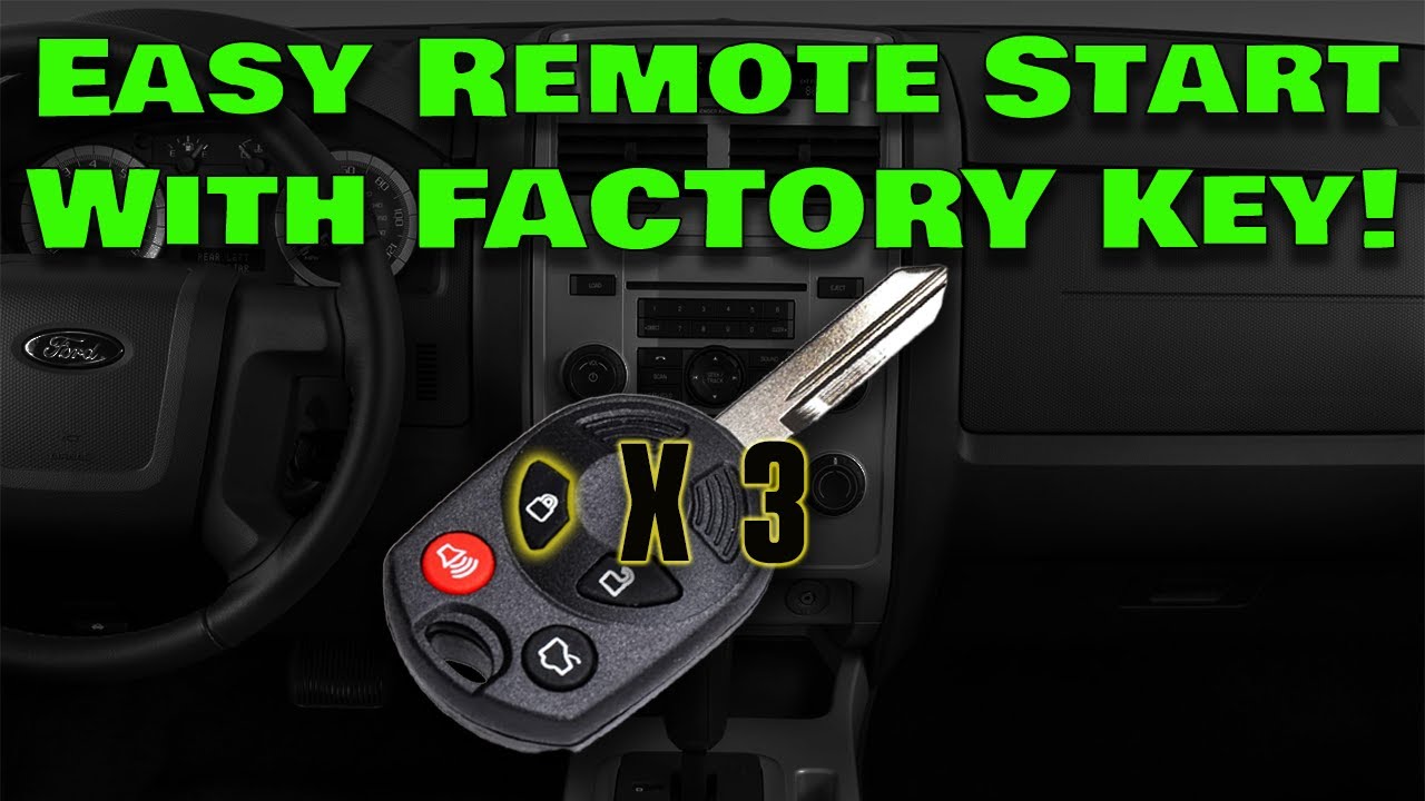 DIY Ford Escape Remote Start Installation: Plug-and-Play Simplicity!