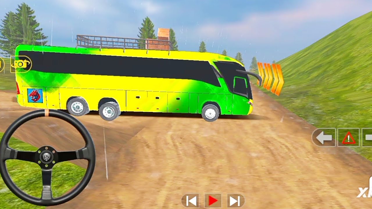 Coach Bus Simulator India Off Road Driving Bus Game Simulator  Usman Gamer 886 Gameplay  #11