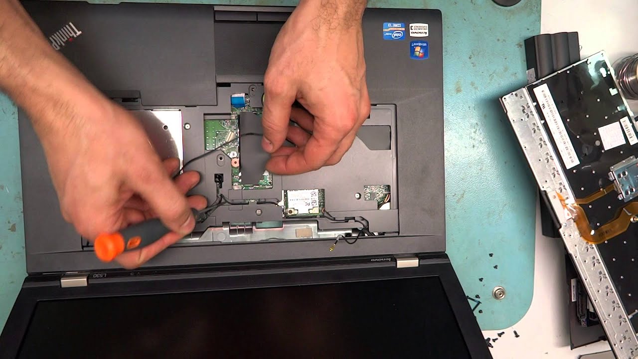 Разборка ноутбука Think Pad Lenovo L530 .Disassembly Laptop Think Pad Lenovo L530
