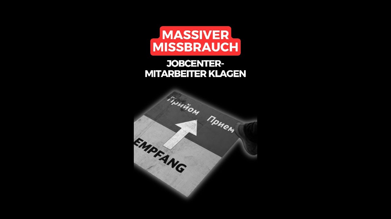 MASSIVER MISSBRAUCH: JOBCENTER-MITARBEITER KLAGEN | POLITIKUPDATES