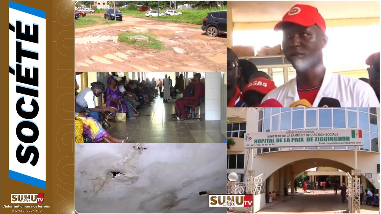 Hôpital de la Paix de Ziguinchor : l'intersyndicale décréte 4 jours de grève et menace!