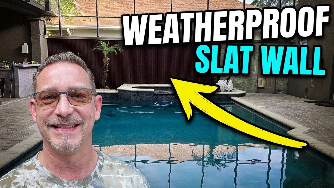 Faux Wood Slat Wall | WEATHERPROOF / EXTERIOR or INTERIOR PANELS | PART 2