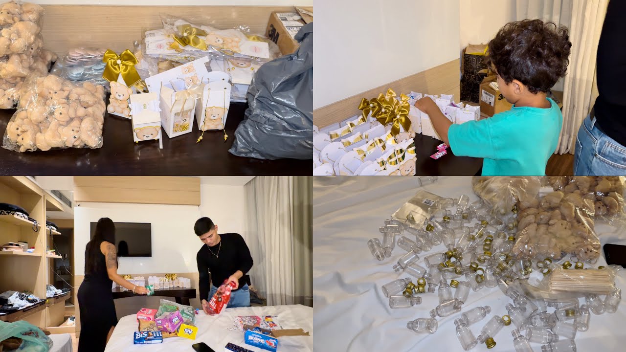 PREPARATIVOS PARA O CHÁ REVELAÇÃO 🤍