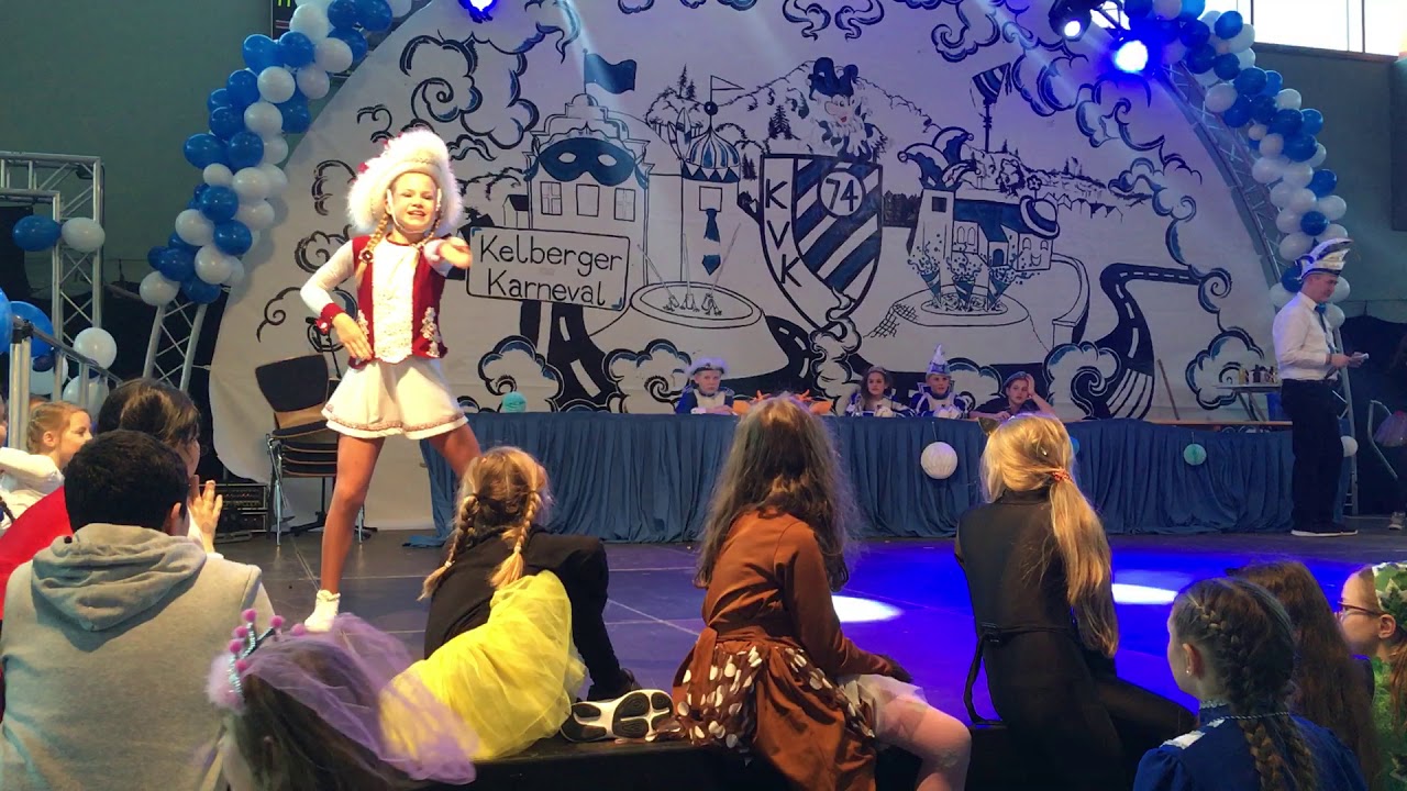 2020-02-16 KVK Kelberg Kinderkarneval Einzelt&auml;nzerin Oberbettingen Auszug