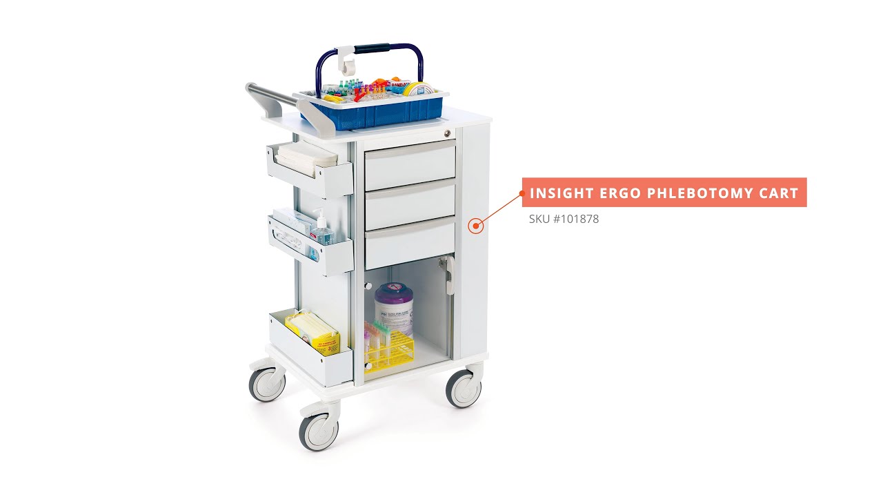4 Ways Insight Ergo Phlebotomy Cart Meets Needs of Phlebotomists