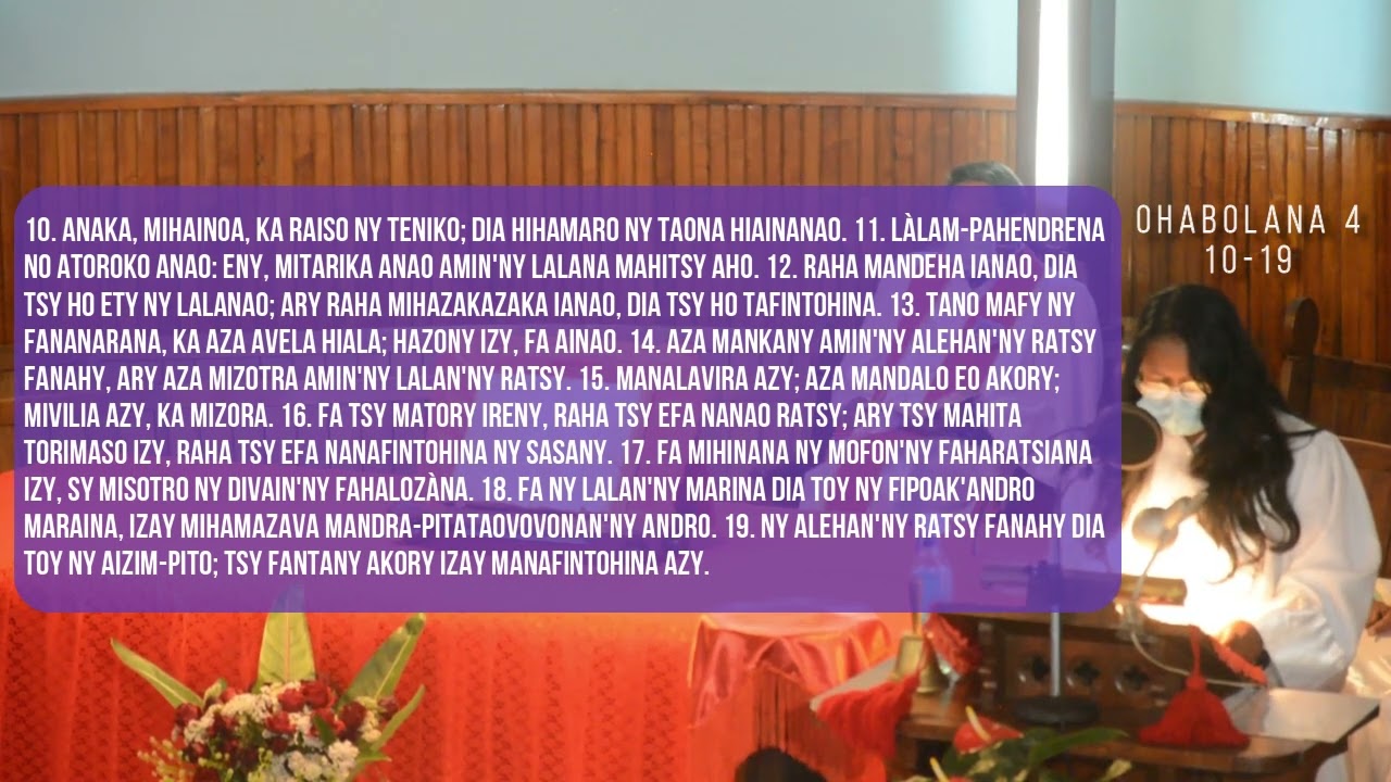 Fotoam-pivavahana Alahady 28 Aogositra 2022