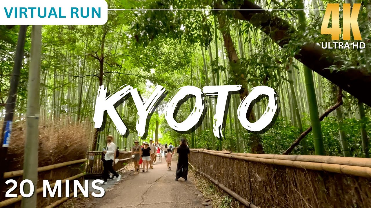 KYOTO • Virtual Running Workout 4K 20 Minutes