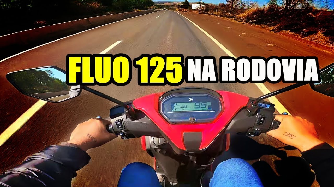 Testando a YAMAHA FLUO 125 na Estrada – Vale a Pena?