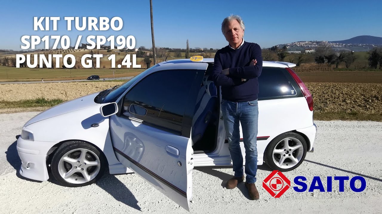 Fiat Punto GT al top con i kit turbo SP170 e SP190 di SAITO!