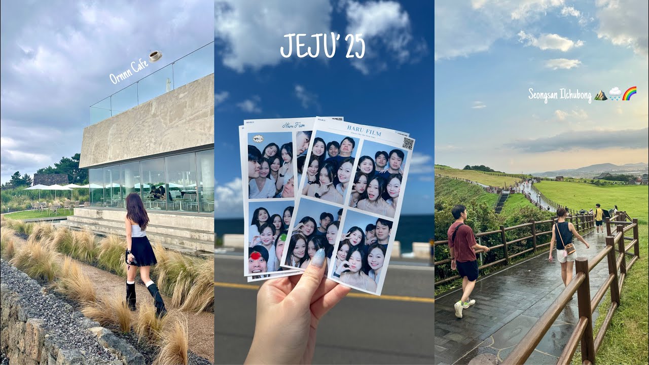 Jeju vlog 🍊 l 9.81 park 🏎, Udo island 🏔, what we ate in cafes ☕️