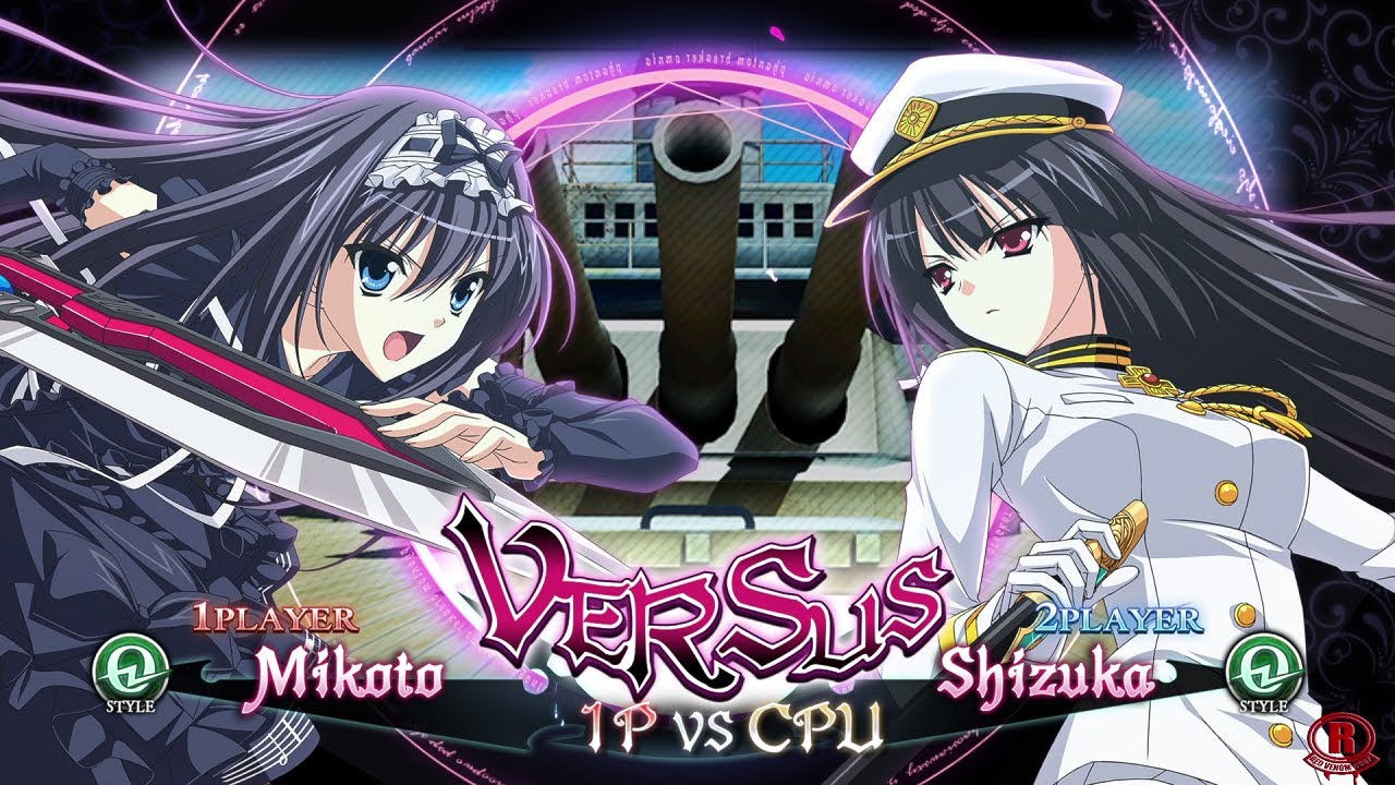 Phantom Breaker: Omnia (Hardest) Mikoto Vs Shizuka Gameplay [1080p 60fps]