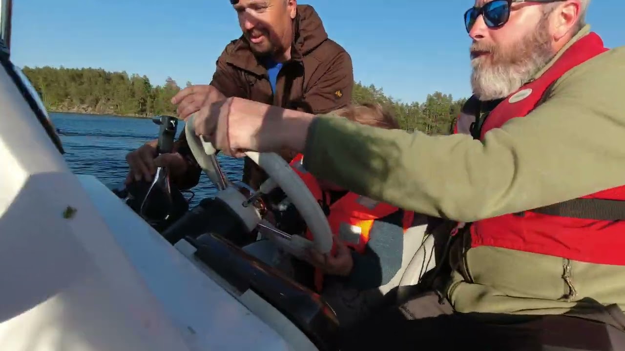 Fishing with Torstein from Kilefjorden Camping