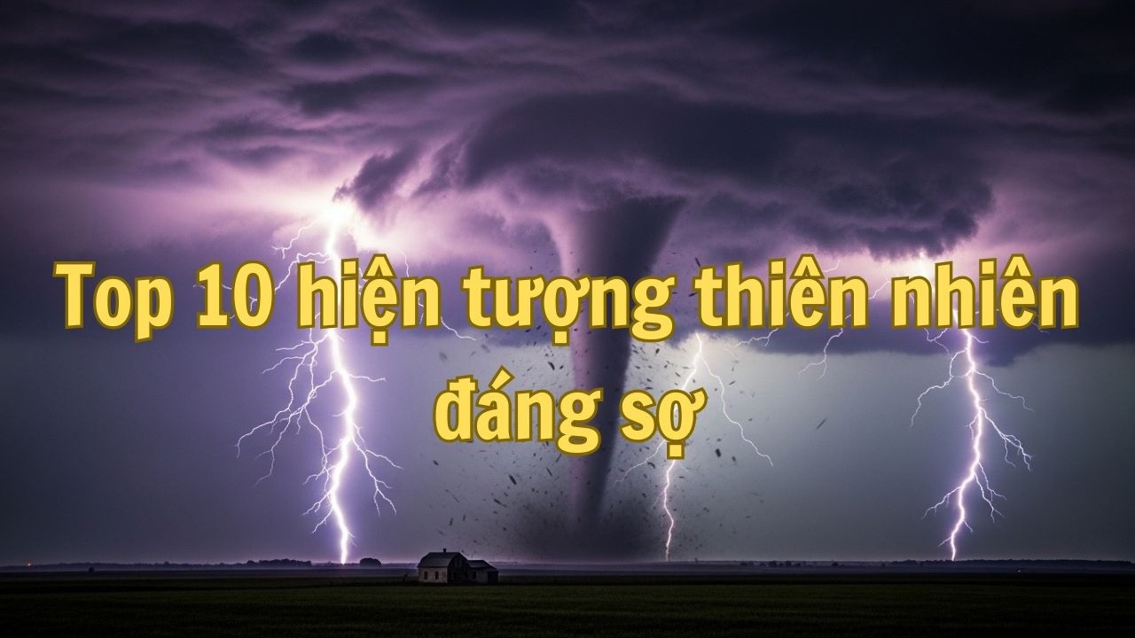 Top 10 hiện tượng thiên nhiên đáng sợ khiến con người phải khiếp sợ