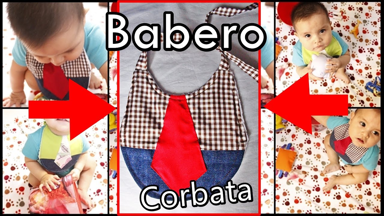 Baberos de corbata / proyectos de costura