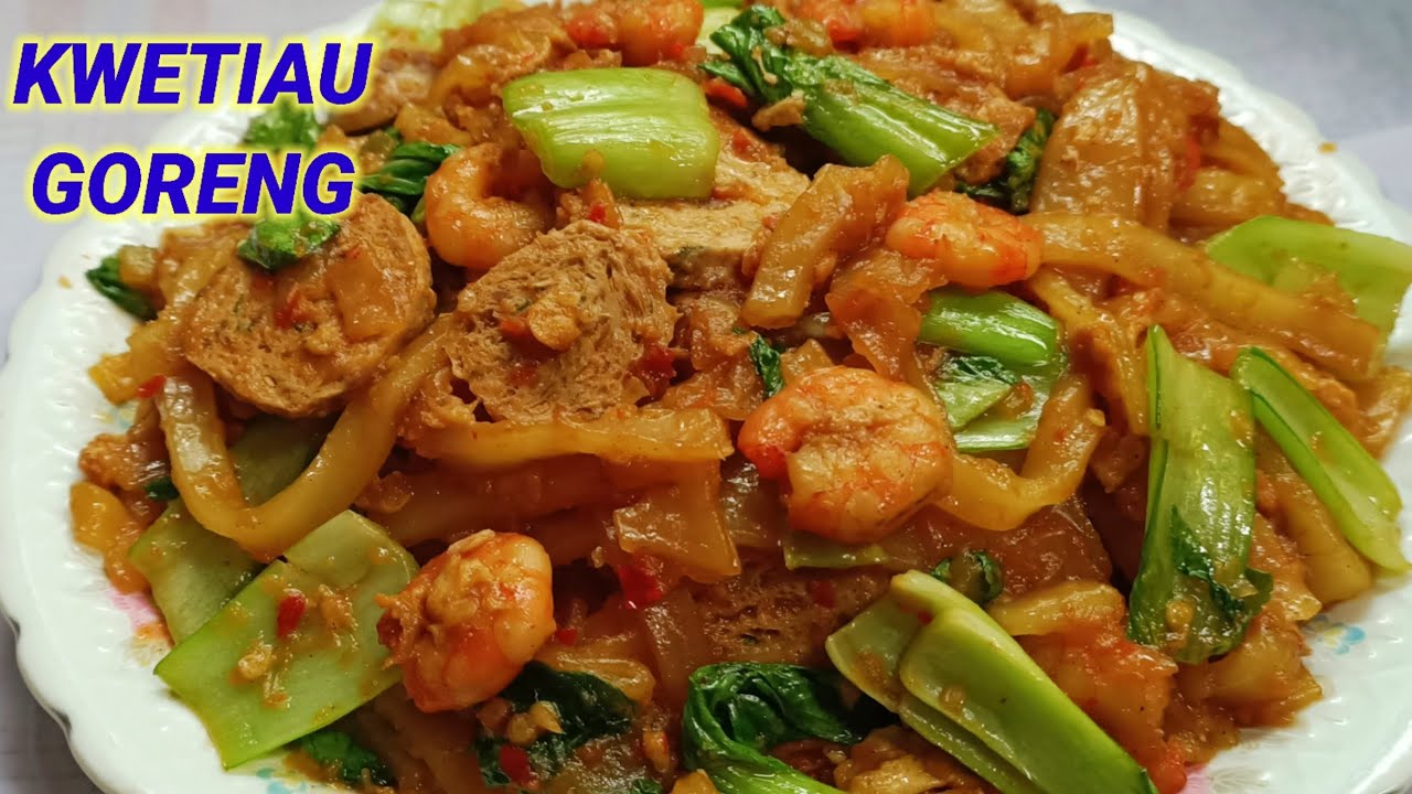 Cara Masak Kwetiau Goreng Udang || ala Rumahan Yang Enak Dan Lezat || Resep Kwetiau Goreng