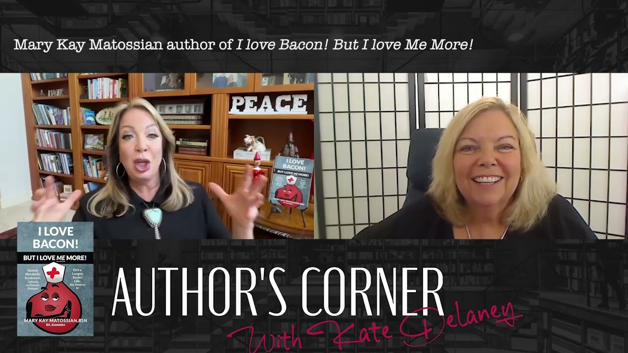 Authors Corner: Mary Kay Matossian author of I love Bacon! But I love me more!