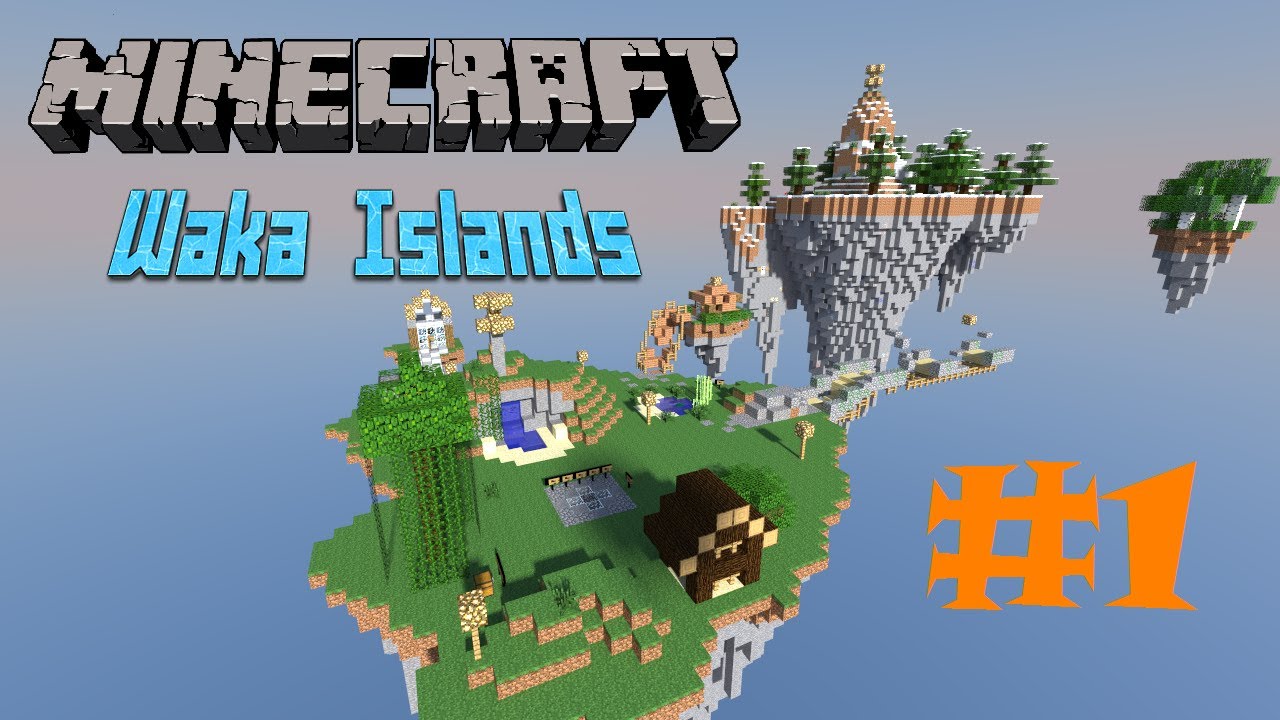 MINECRAFT: Waka Islands - Part 1 - Setting up Home Base