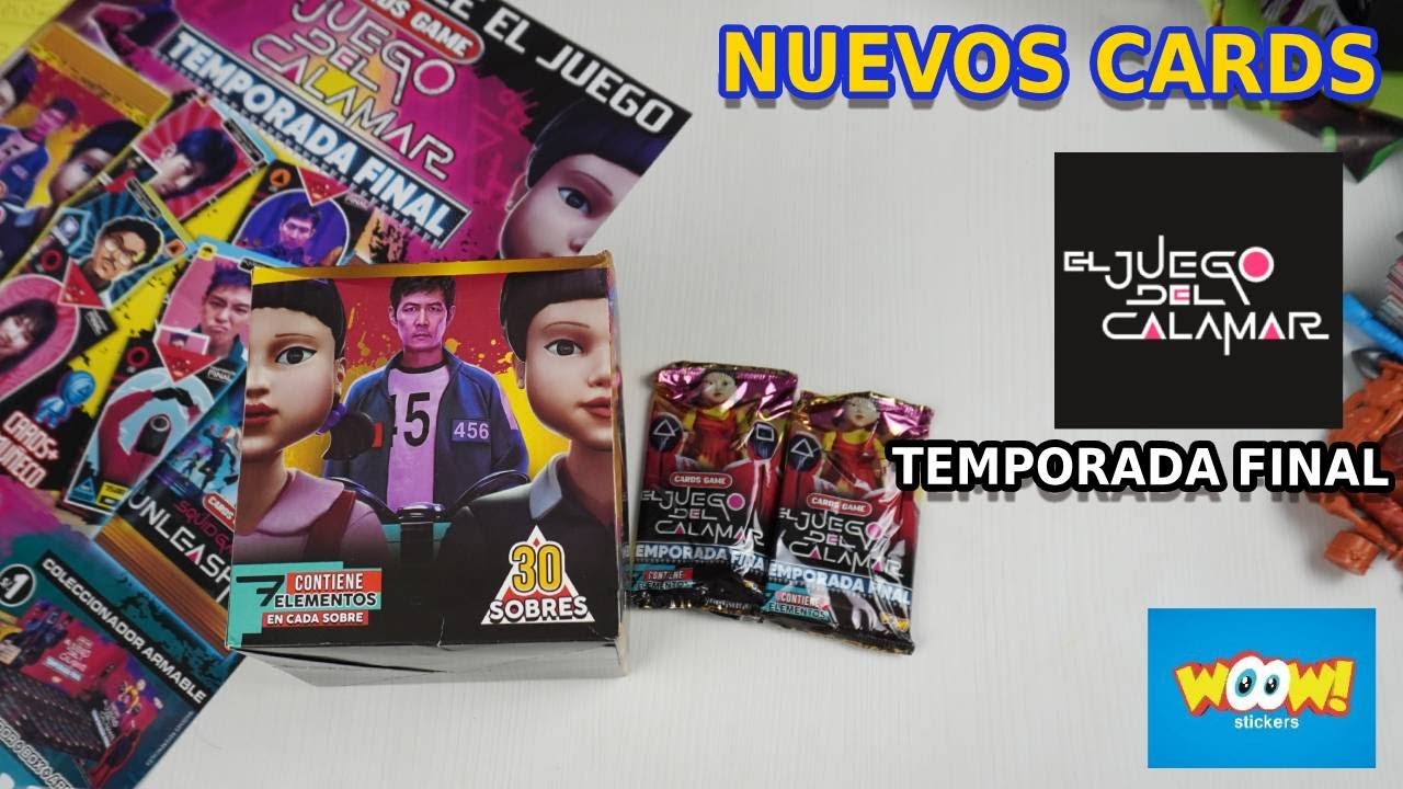 CARDS El Juego del Calamar 3 Temporada Final: Apertura 30 sobres Woow Stickers (2025)