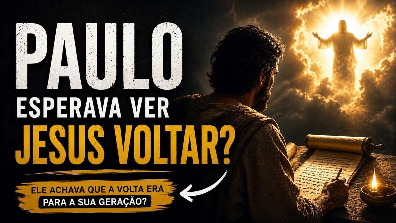 PAULO PENSAVA QUE JESUS IA VOLTAR EM SEU TEMPO? (1TESSALONICENSES 4.15-17)