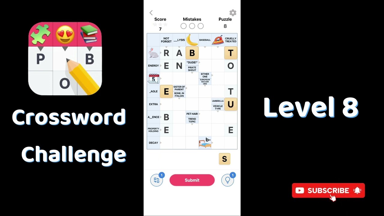 🎮 Crossword Challenge Level 8 answers | Go Answer