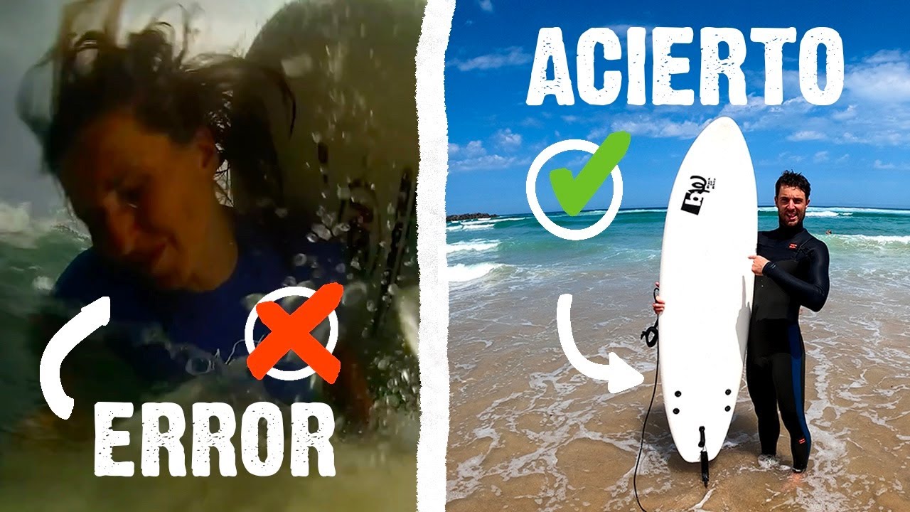 ACCIDENTES en el SURF🤕 *Y COMO EVITARLOS con la tabla de SURF MÁS BARATA DEL MERCADO 168€ *