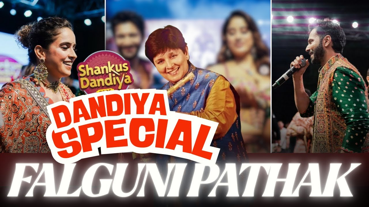 Falguni Pathak Lights Up Radiance Dandiya 2025 With Varun Dhawan, Jahnavi Kapoor & Sanya Malhotra 💃✨