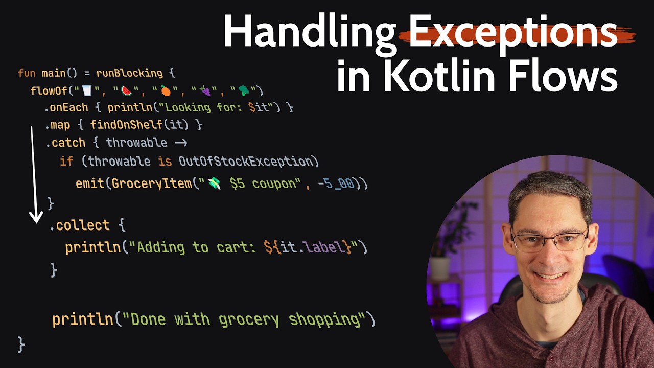 How to Handle Exceptions in Kotlin Flows