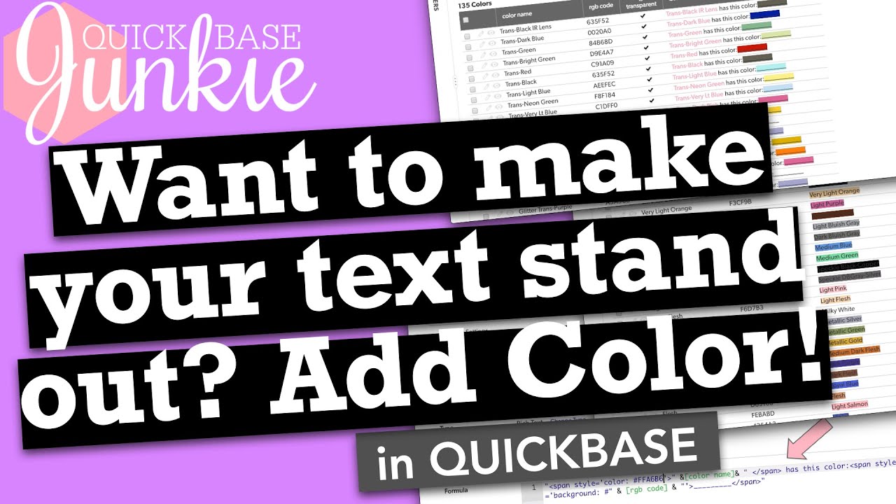 Want to make your text stand out? Add Color!