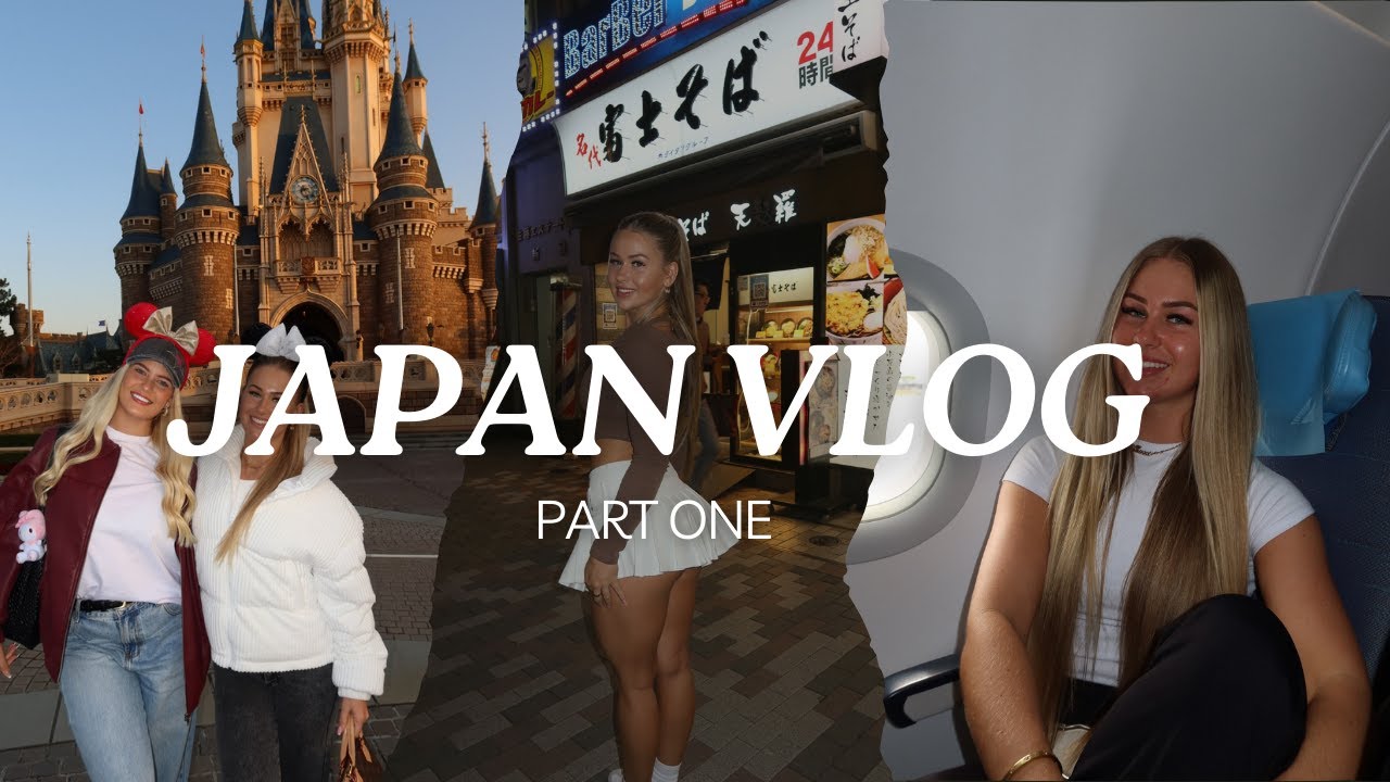 JAPAN VLOG PART ONE | Travel Day, Shibuya, Disneyland & Kyoto!!
