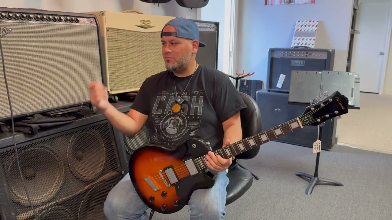 David Demos a 2004 Fender "evil" twin amp