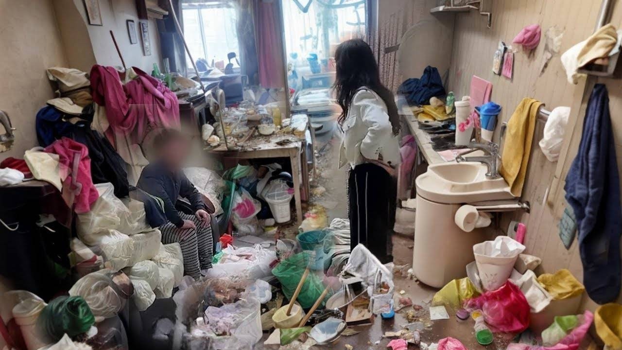 😥A pregnant woman with depression was also insulted for living in a garbage dump.