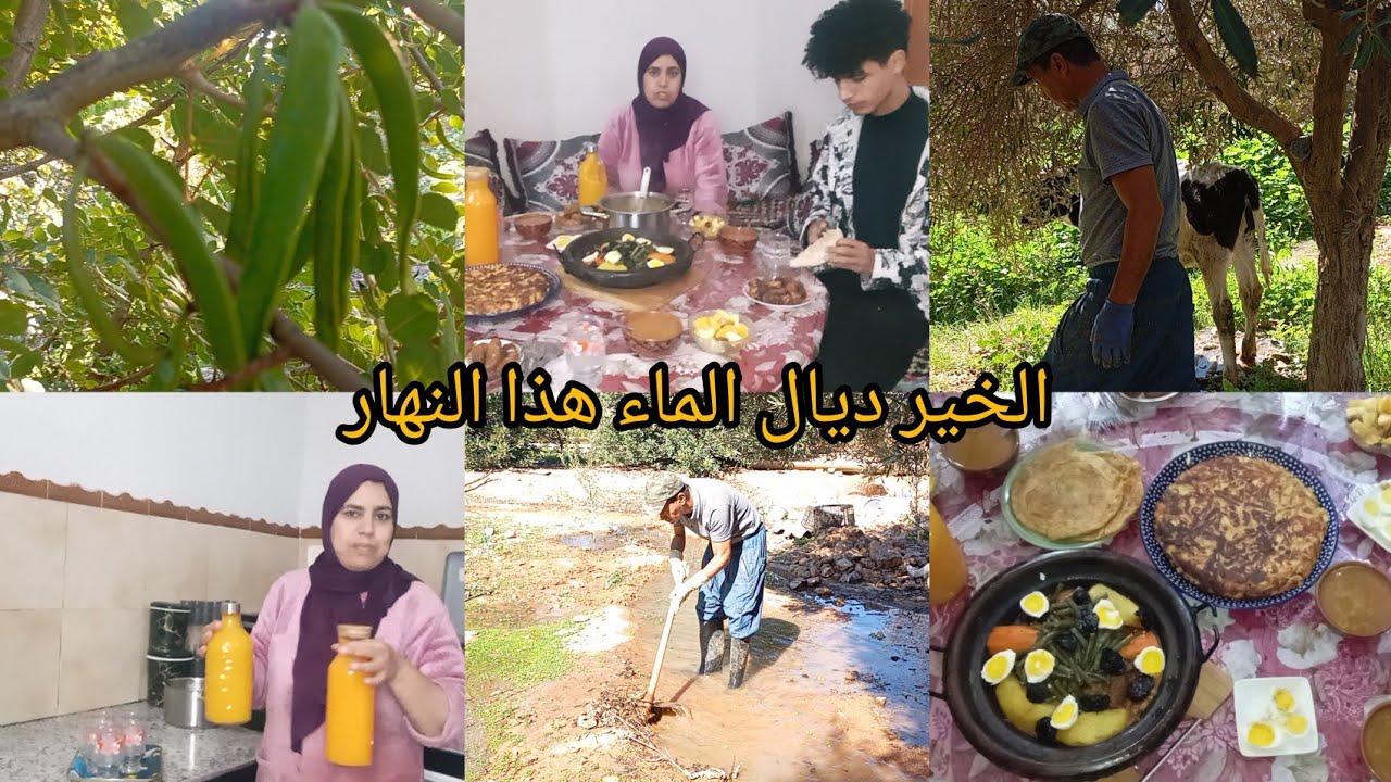 ما شاء الله هاد النهار التور ديال الماء وميلود سقى البلاد😍 وشاركت معاكم هاد الفطور البسيط 🫶