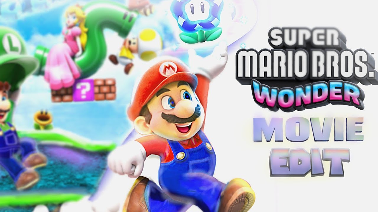Making A Movie Mario Wonder Poster