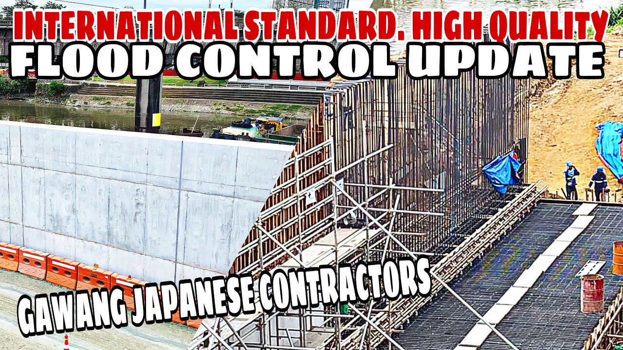 WOW INTERNATIONAL STANDARD! TADTAD NG MGA BAKAL ANG TIBAY. FLOOD CONTROL UPDATE, MARIKINA RIVERBANK