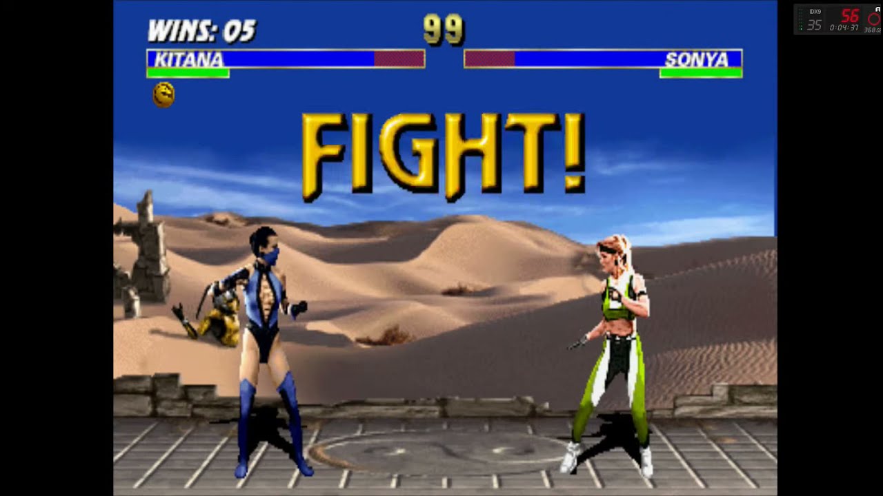 ULTIMATE MORTAL KOMBAT 3 - (ARCADE) - [ KITANA ] - PLAYTHROUGH