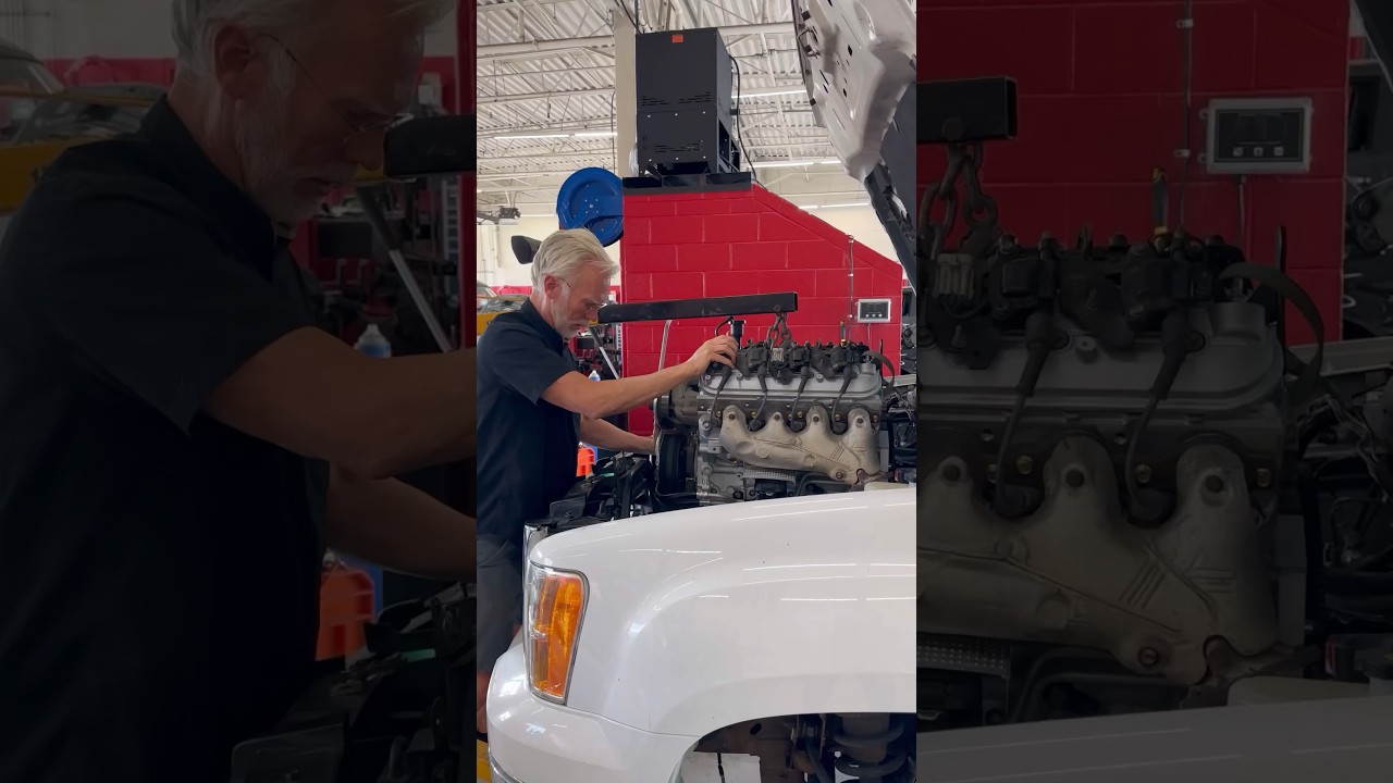 Installing and prep of the 5.3LS that had failed lifters and a bent pushrod #carrepair #engine