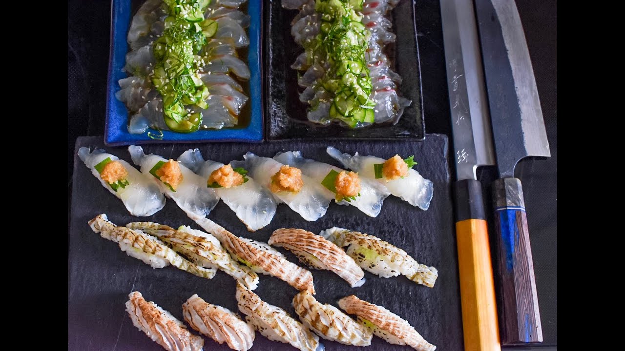 Catching Halibut and Making DELICIOUSLY FRESH SUSHI (Catch and Sushi Series Ep.10)